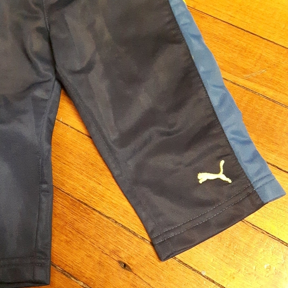 size 12M puma jogging pants blue and yellow - Picture 3 of 6